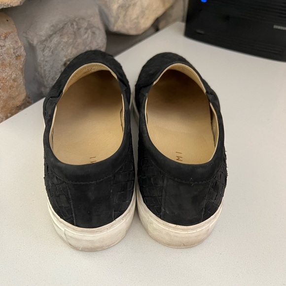 M. Gemi The Cerchio Black Nubuck Size 40 Sneakers - Picture 7 of 9